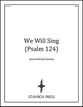 We Will Sing Vocal Solo & Collections sheet music cover